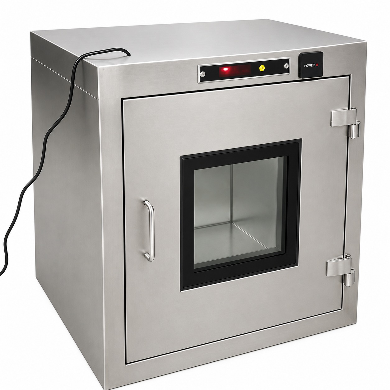 Ss 304/316 Construction Static Pass Box - Dimension (L*W*H): 3*3 Foot (Ft)