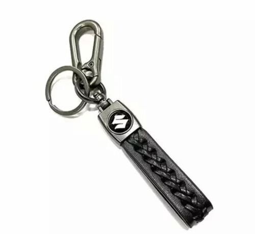 Stainless Steel Hook Leather Keychain