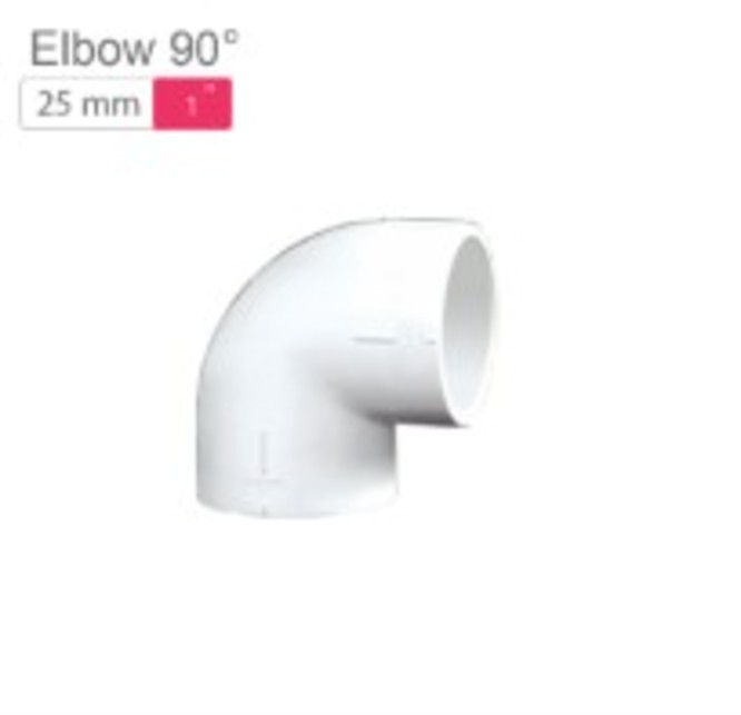 UPVC Elbow 90d Sch 80/25mm