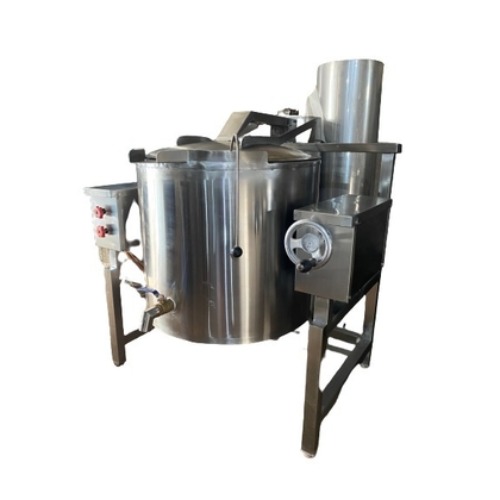 100 Ltr Stainless Steel Tilting Rice Boiler - Automatic Grade: Semi Automatic