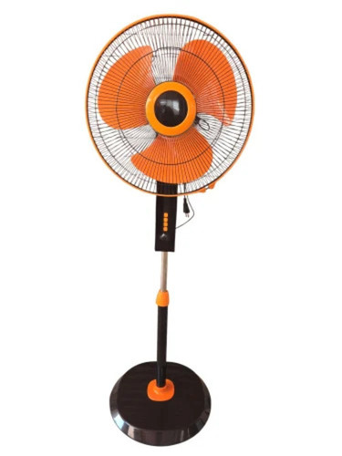3 Blade 100w Orange Pedestal Fan