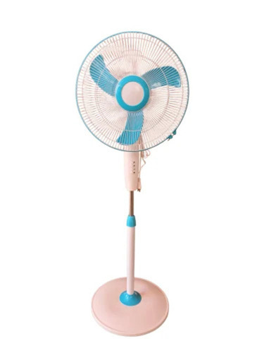 3 Blade 100w Sky Blue Pedestal Fan