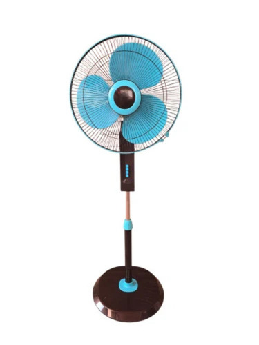 3 Blade 80w Blue Pedestal Fan