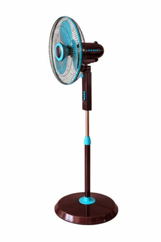 80w Blue Pedestal Fan