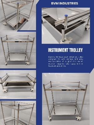 Instrument Trolley By Bvm Industries
