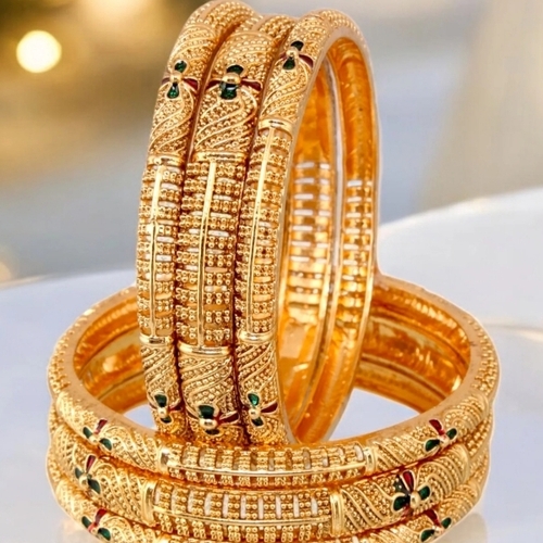 Intimated Gold Bangles