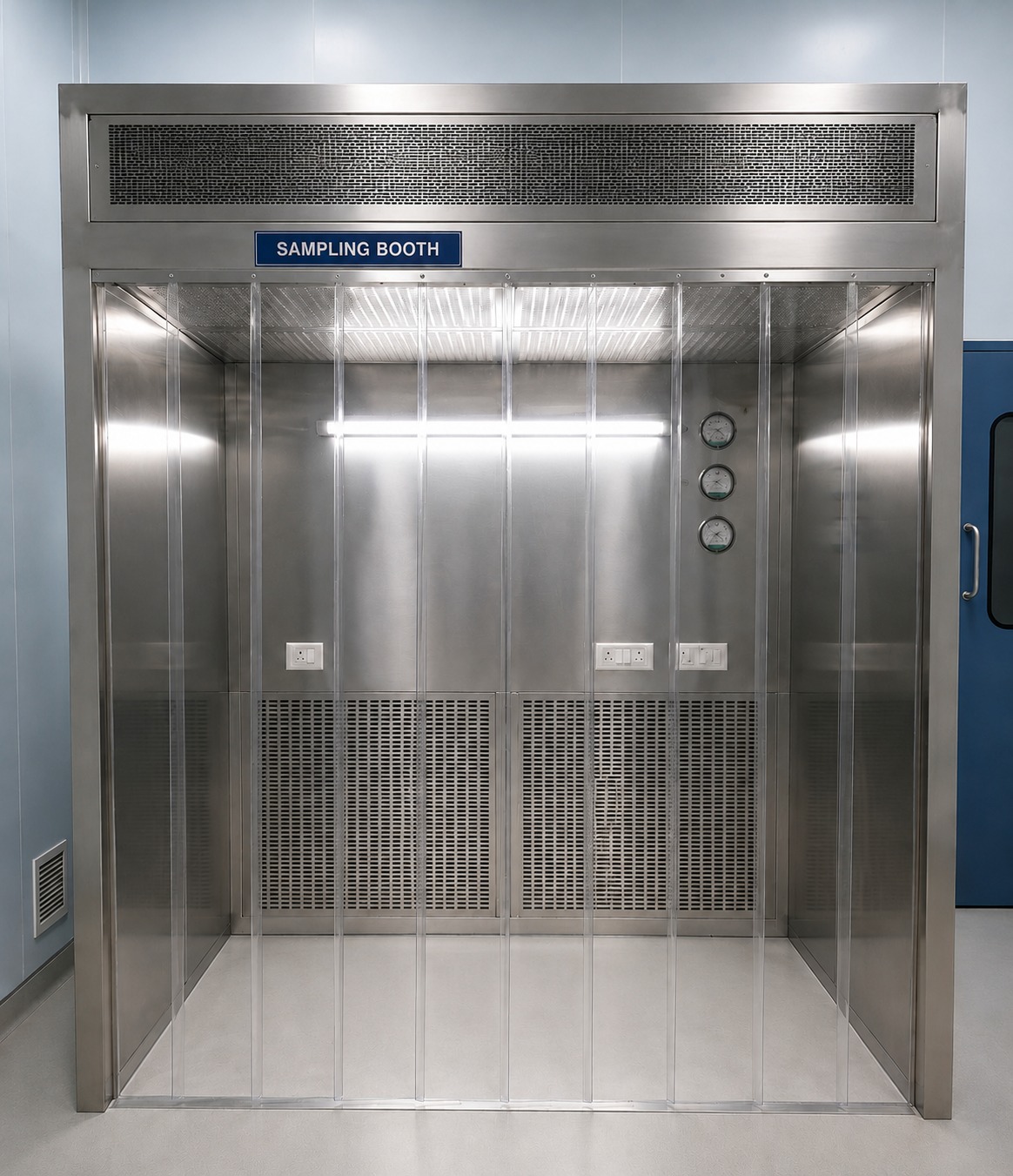 Sampling Booth - Color: Silver