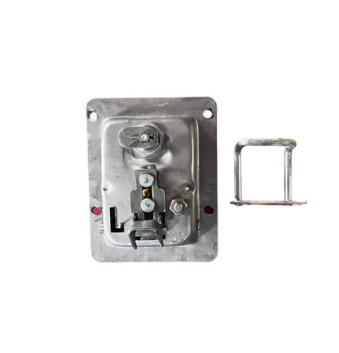 Silver Canopy Lock For Generator Ss Material