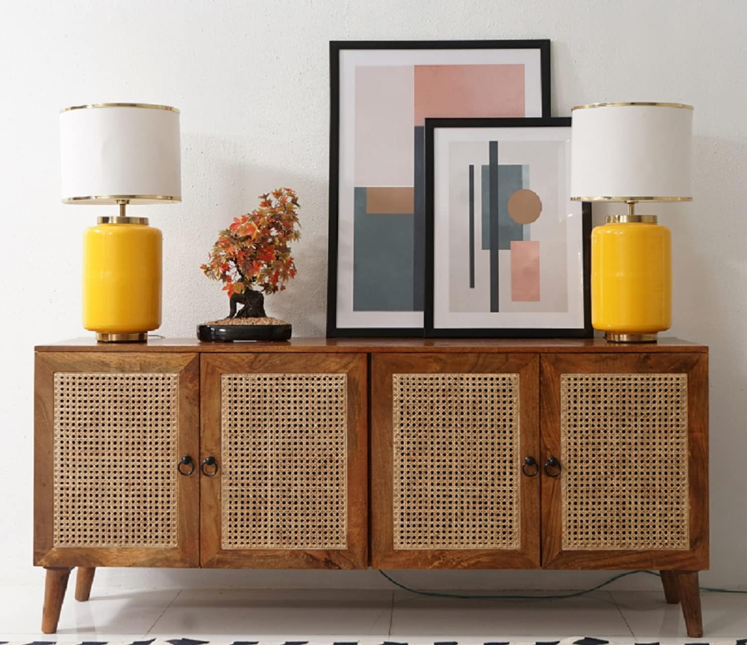 Solid Wood Wooden Sideboard Cabinet - Application: Home