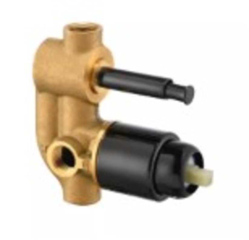 Ultra High Flow Concealed Diverter Body Shiny Black