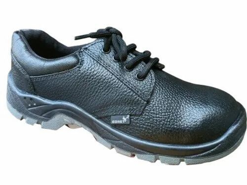 Egret Black Men Safety Shoes