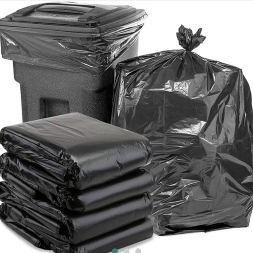 Plain Black Garbage Bag