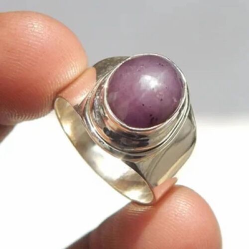Star Ruby Gemstone 925 Sterling Silver Rings