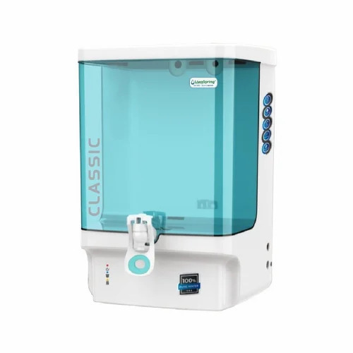 White Ro Uv Water Purifier - Stainless Steel Plastic, 10 Liter, Wall Mounted | Electric, 220 Volt, Home Office Use