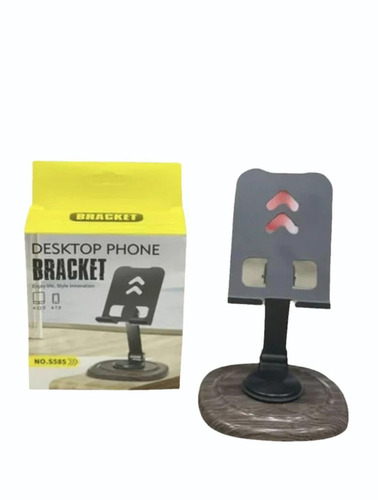 Wooden Base Metal Mobile Stand
