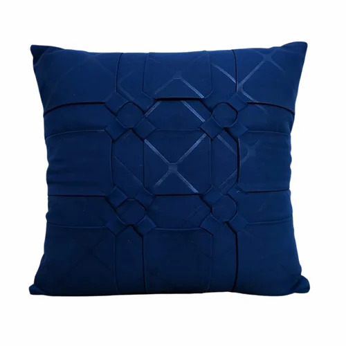 Blue Color Cotton Sofa Cushion