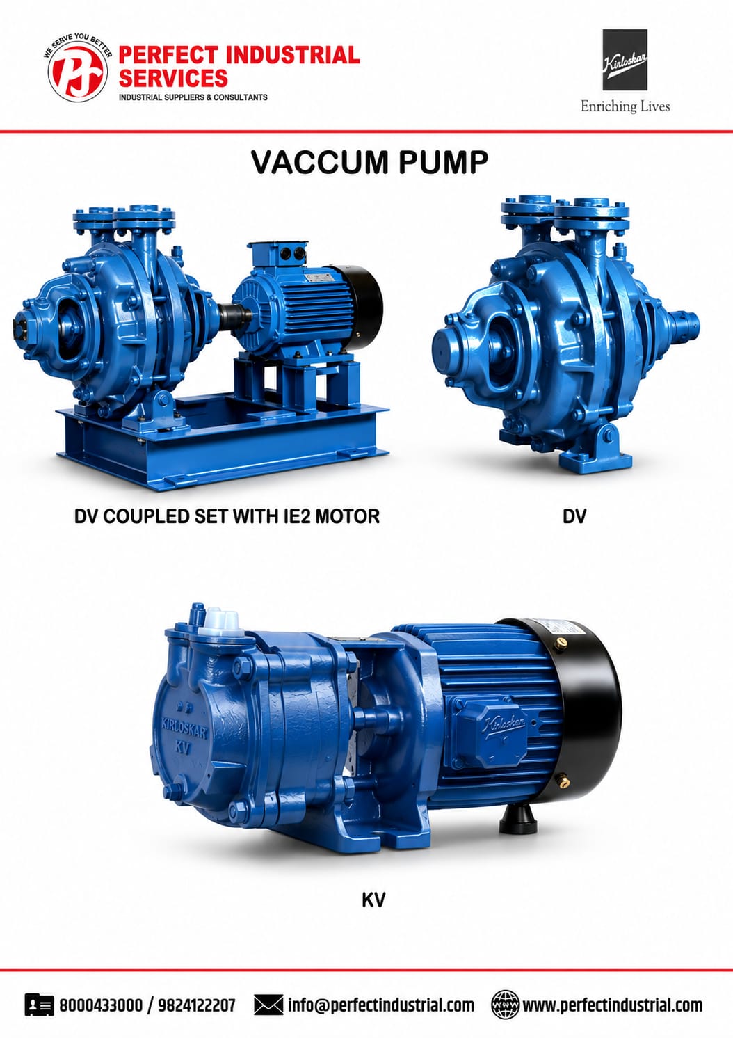 Kv & Dv Series Vaccum Pump
