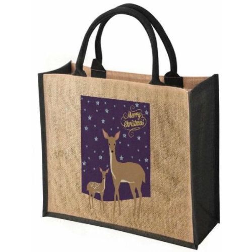 Printed Jute Shopping Bags