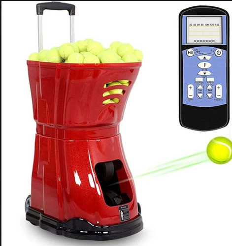 Tennis Ball Throwing Machine with Remote Control-Plastic Aluminum Construction OEM/ODM