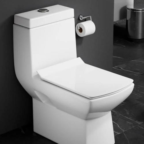 Western Toilet Commode - Color: White