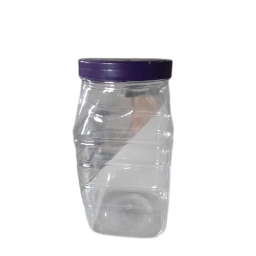 2kg Square PET Jar