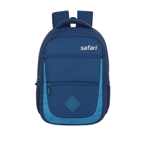 Blue Polyester School Bag