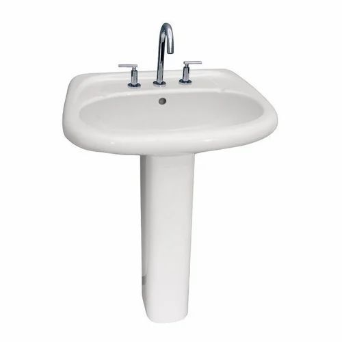 Ceramic Pedestal Wash Basin