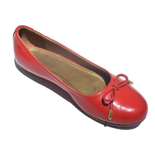 Ladies Red Ballerina Shoes