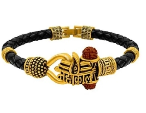 Mahakal Leather Bracelet