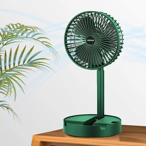 Portable Green Phone Stand Fan