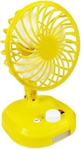 Rechargeable Portable Fan With Led Light