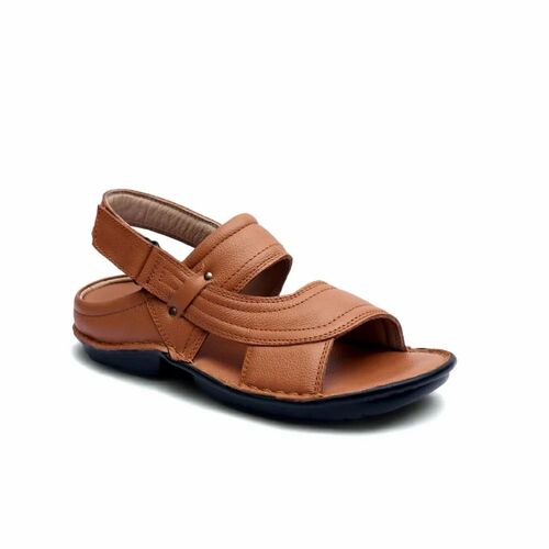 Stylist Men Brown Leather Sandal