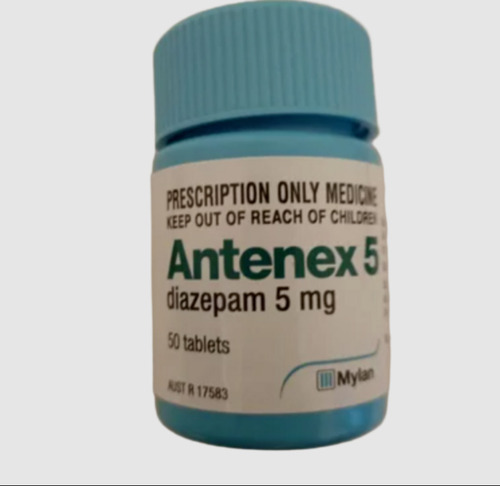 Antenex5 5mg Tablets - Allopathic Medicine, Non Prescription | Anxiety Relief, Muscle Spasm Management