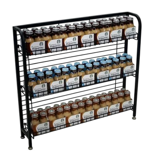 Black Metal Retail Display Racks