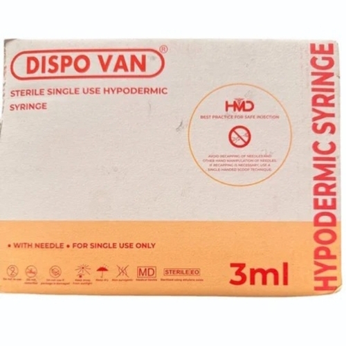 Dispovan 3 Ml Syringe
