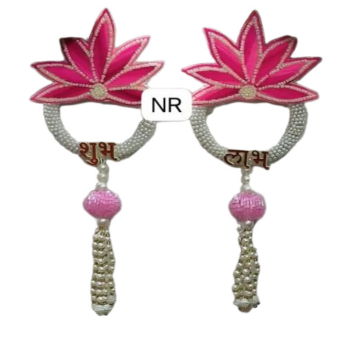 Fancy Floral Door Hanging - Wool, Multicolor, Lightweight Fabric | Durable, Easy to Install, Attractive Design