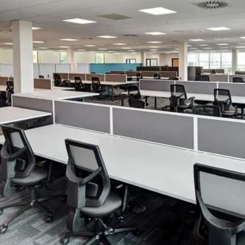 Modular Office Workstation With Partition