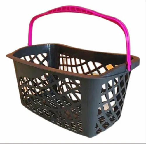 Plastic Shopping Basket With Handle 