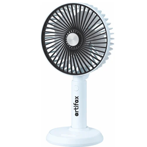 Rechargeable Blue Portable Fan