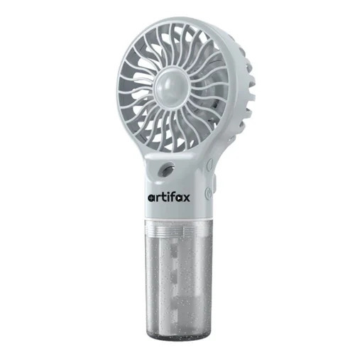 Rechargeable Handheld Mist Fan Gray