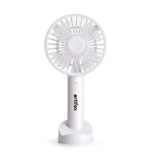 Rechargeable White Handheld Fan