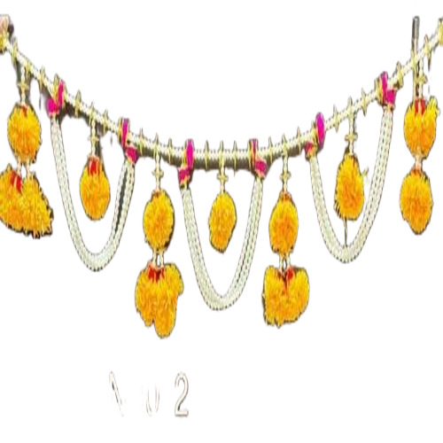 Yellow Plastic Decoration Toran