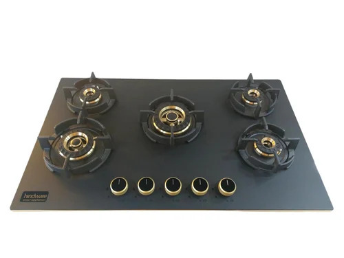 5b 86 Cm With Flame Failure Device Matt Black Glass Automatic Hobs