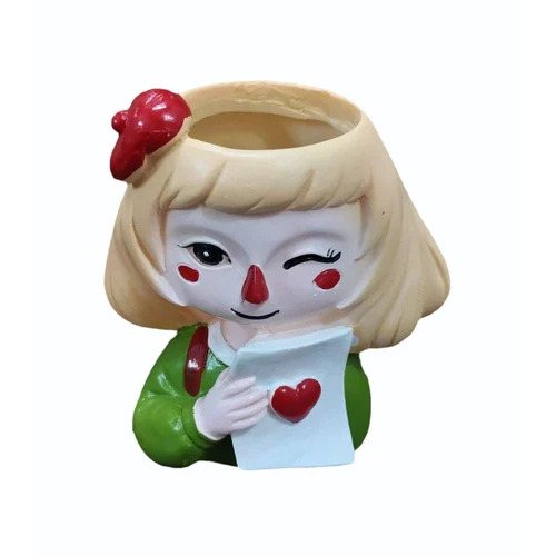 6 Inch Doll Ceramic Planter