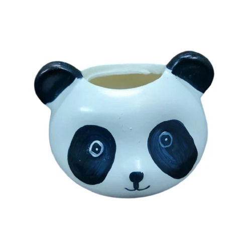 6 Inch Polar Bear Terracotta Planter