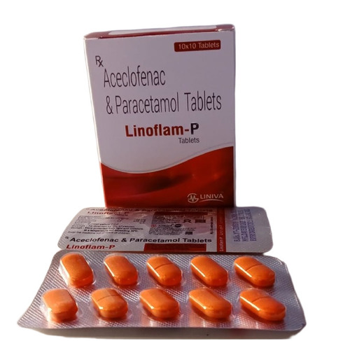 Aceclofenac 100 Mg Paracetamol 325 Mg Tablets