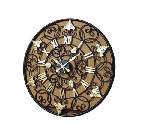 Antique Metal Wall Clock