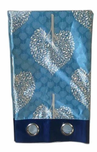 Blue Printed Door Curtain