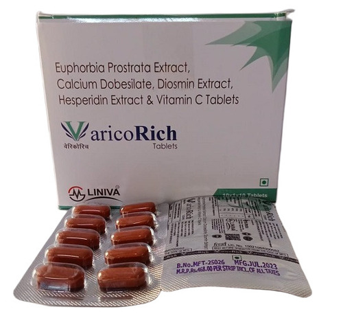 Calcium Dobesilate Diosmin Extract Hesperidin Extract Vitamin C Tablets