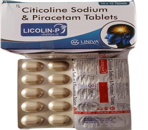 Citicoline 500 mg Piracetam 400 mg Tablets